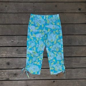 Lilly Pulitzer Blue Cropped Pants